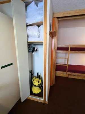Un ou plusieurs lits superposés dans un hébergement de l'établissement Résidence Pierre de Soleil - maeva Home - Studio au pied des pistes 4 personnes - Confort MAE-4943