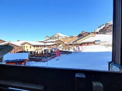 Vue générale sur la montagne ou vue sur la montagne depuis l'appartement