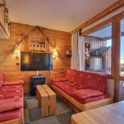 Studio central avec balcon à Belle Plagne