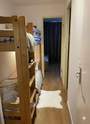 Un ou plusieurs lits dans un hébergement de l'établissement Balcon des neiges
