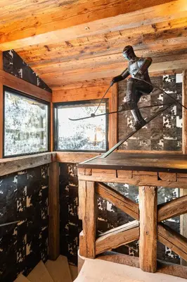 Un ou plusieurs lits superposés dans un hébergement de l'établissement SmartStay Chalet Quezac Tignes