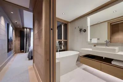 Salle de bains dans l'établissement ApexMountainResidence IV