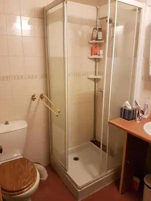 Salle de bains dans l'établissement Au coeur du village Val Cenis Bramans