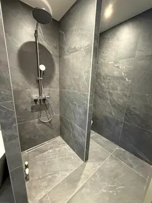 Salle de bains dans l'établissement Chalets Pierra Menta & Mont d'Argent
