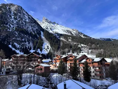 Vue générale sur la montagne ou vue sur la montagne depuis l'appartement
