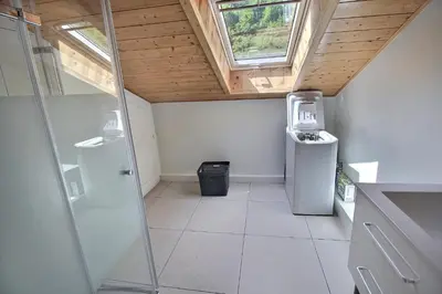 Cuisine ou kitchenette dans l'établissement Appartement 4 pers - Villaroger