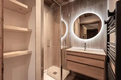 Plan de l'établissement Penthouse in Courchevel Moriond Belvedere district