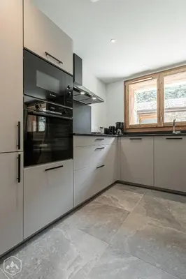 Cuisine ou kitchenette dans l'établissement Marmotton 101 - Duplex à coté des pistes