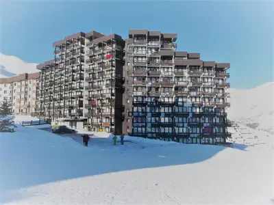 L'établissement Studio 4 pers à Tignes, Animaux admis - FR-1-411-1024 en hiver