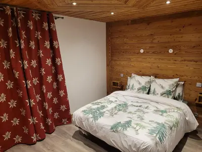 Un ou plusieurs lits dans un hébergement de l'établissement Chalet de Pramariaz