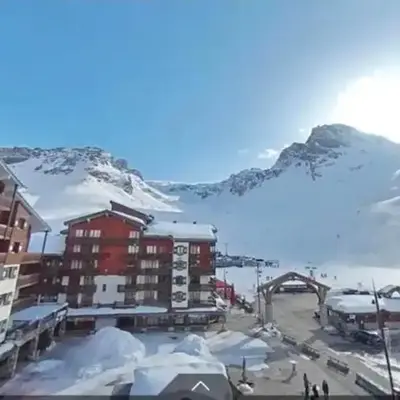Tignes RPDP vue panoramique au soleil 2