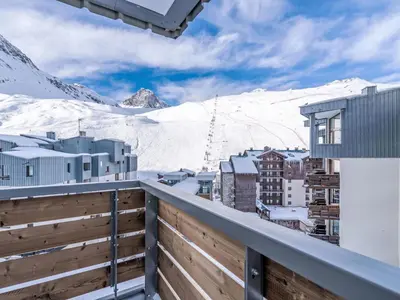 Vue générale sur la montagne ou vue sur la montagne depuis l'appartement