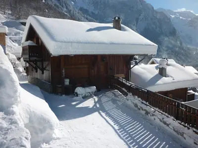 L'établissement Chalet Analma en hiver