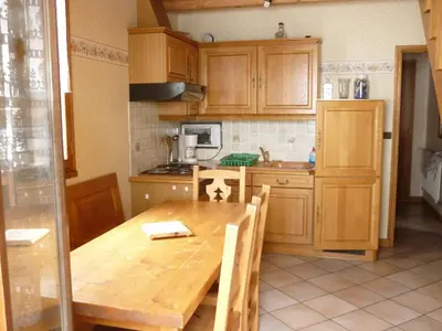 Cuisine ou kitchenette dans l'établissement Chalet Analma