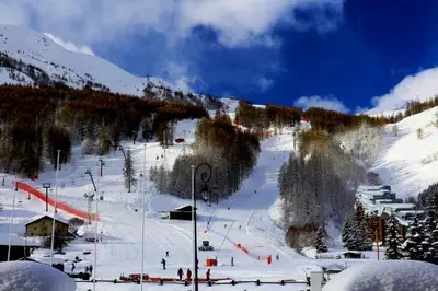 L'établissement Maisons de montagne Le Samovar en hiver