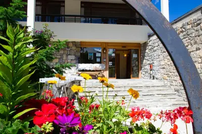 Jardin de l'établissement Les Crêtes Blanches