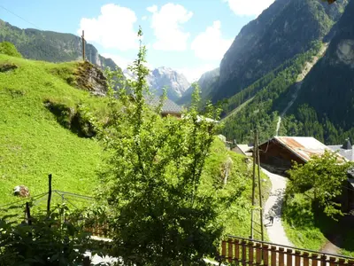 Paysage naturel près de le chalet