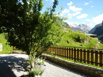 Paysage naturel près de le chalet