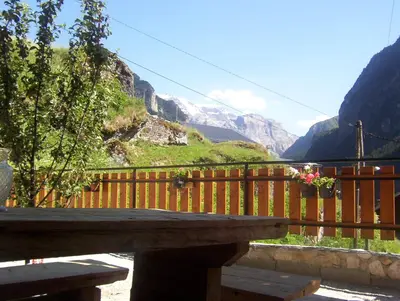Paysage naturel près de le chalet
