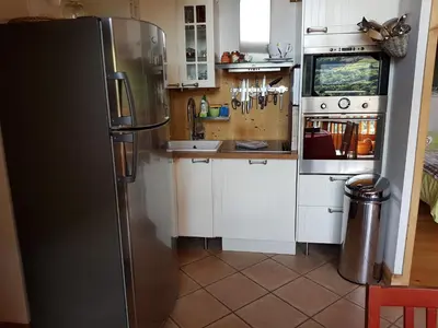 Cuisine ou kitchenette dans l'établissement Arpege Des Neiges