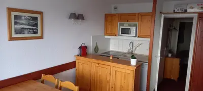 Cuisine ou kitchenette dans l'établissement Les Arcs 1800 Ruitor