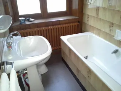 Salle de bains dans l'établissement Stellina