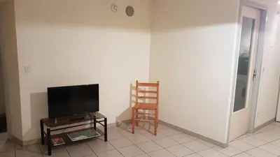 Télévision ou salle de divertissement dans l'établissement Gites de la combe
