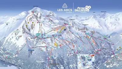 Vue générale sur la montagne ou vue sur la montagne depuis l'appartement