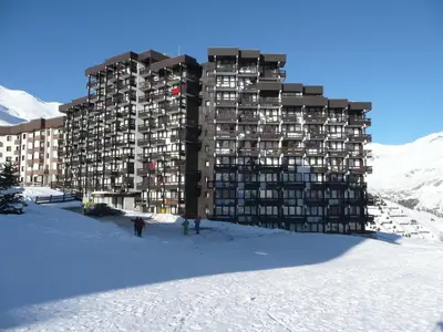 L'établissement Studio Tignes Le Lavachet en hiver