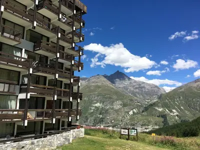 Vue générale sur la montagne ou vue sur la montagne depuis l'appartement