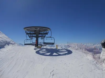 L'établissement La Lonzagne en hiver
