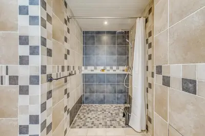 Salle de bains dans l'établissement Chalet Monte Bianco