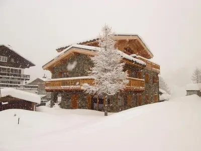 L'établissement Chalet Monte Bianco en hiver