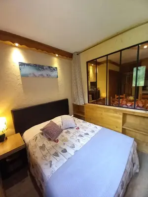 Un ou plusieurs lits dans un hébergement de l'établissement Chalet Campanule