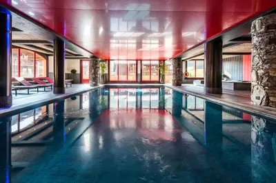 Piscine de l'établissement CGH Résidences & Spas Le Télémark ou située à proximité