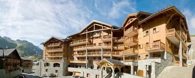 Vue générale sur la montagne ou vue sur la montagne depuis l'appart'hôtel