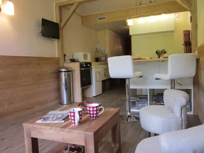 Cuisine ou kitchenette dans l'établissement ARC 1800 Pierra Menta