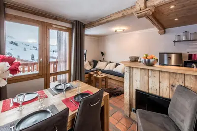 Cuisine ou kitchenette dans l'établissement Agate