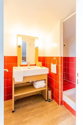 Salle de bains dans l'établissement Résidence Pierre & Vacances Les Gémeaux
