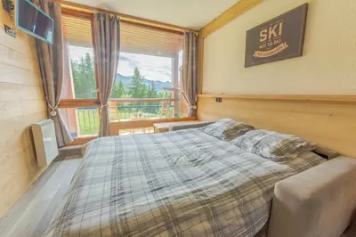 Un ou plusieurs lits dans un hébergement de l'établissement Grand Arbois, les Arcs 1800