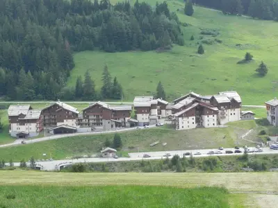 Paysage naturel près de le village vacances