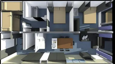 Cuisine ou kitchenette dans l'établissement ARC 1800 Appartement 4 pièces Lauzières skis aux pieds