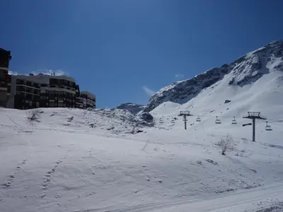 L'établissement Studio Rond Point des Pistes - Val Claret-10 by Interhome en hiver