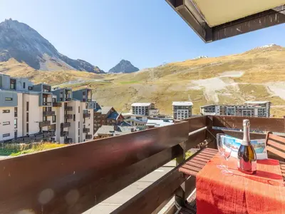 Vue générale sur la montagne ou vue sur la montagne depuis l'appartement