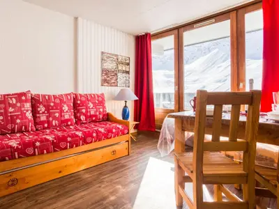 Coin salon dans l'établissement Apartment Grandes Platières II-22 by Interhome