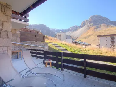 Vue générale sur la montagne ou vue sur la montagne depuis l'appartement