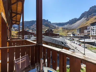 Vue générale sur la montagne ou vue sur la montagne depuis l'appartement
