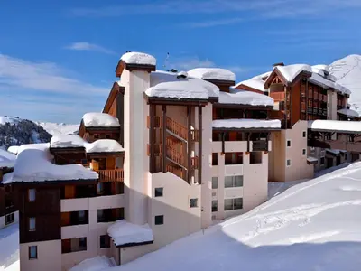 L'établissement Confort ski-in/ski-out, animaux admis, vue pistes - FR-1-181-1182 en hiver