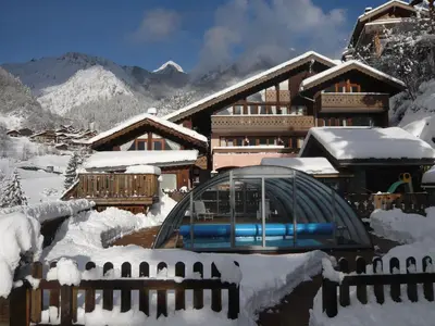 Vue générale sur la montagne ou vue sur la montagne depuis la maison de vacances