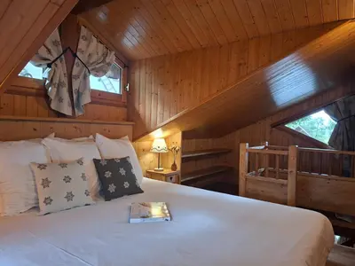 Un ou plusieurs lits dans un hébergement de l'établissement Résidence Les Edelweiss